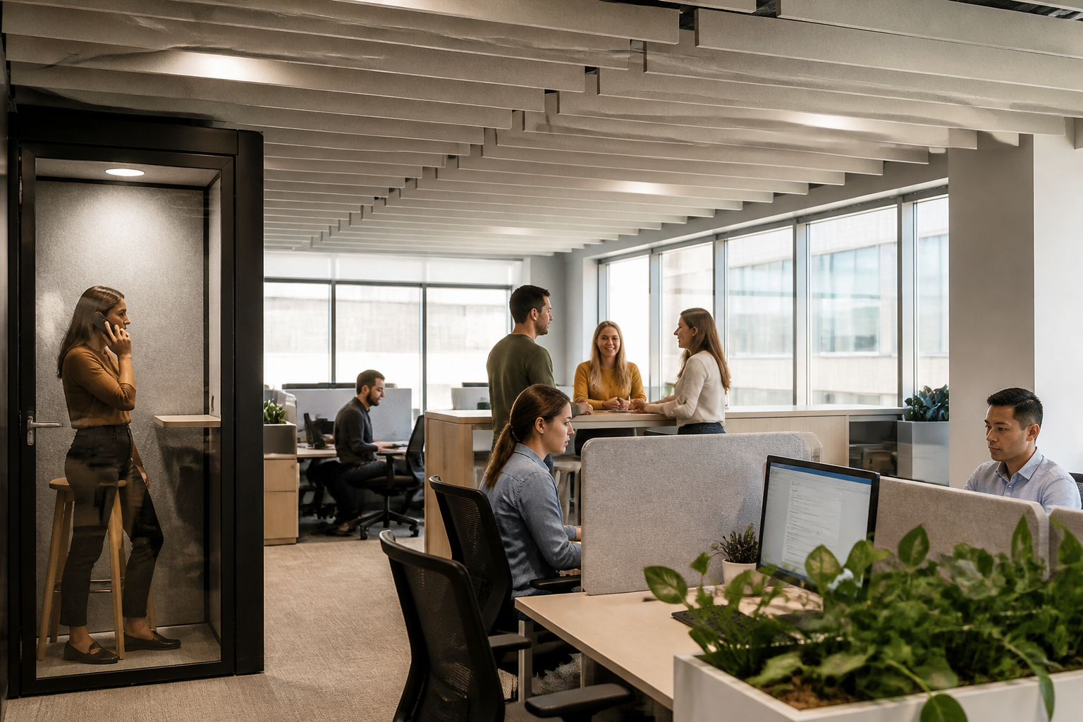 Open space : le mobilier qui change tout