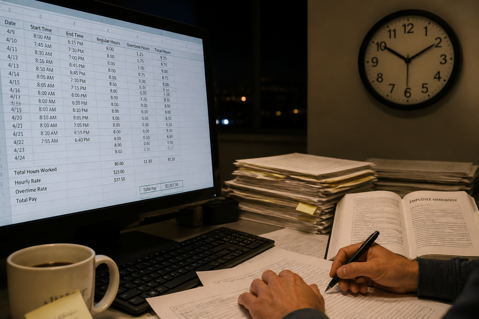 Heures supplémentaires : calcul, majoration et preuve en cas de litige