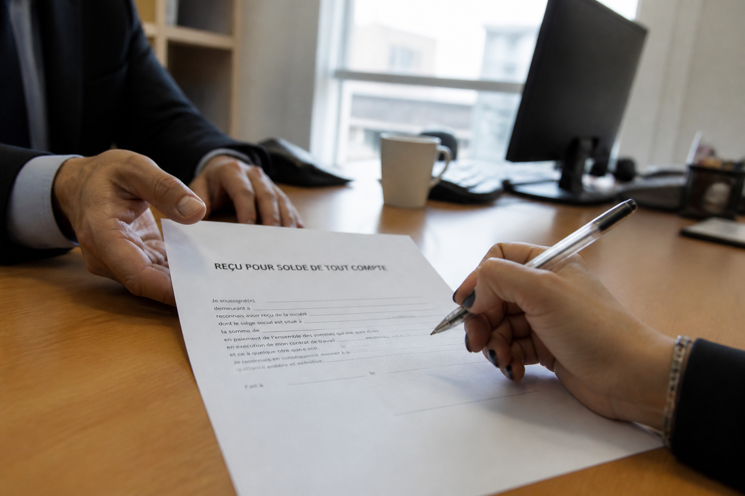 Reçu pour solde de tout compte : faut-il vraiment le signer ?
